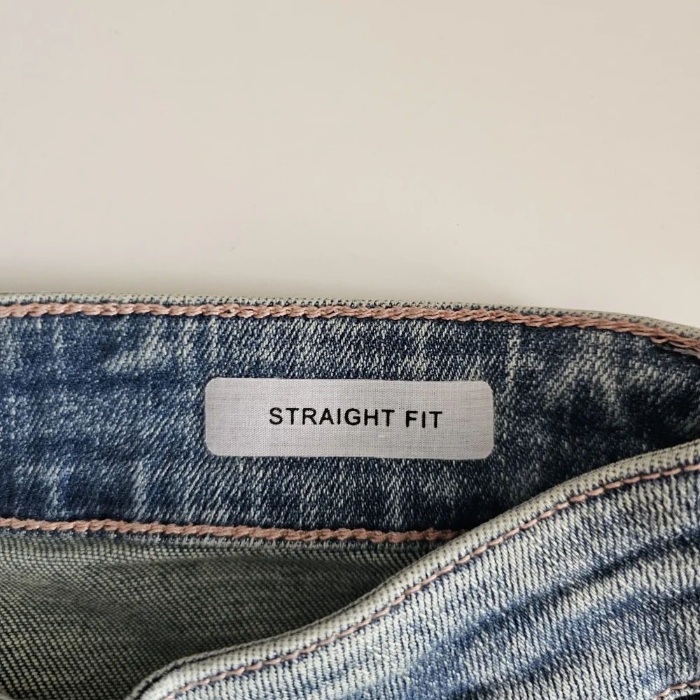 Judy Blue Straight Leg Jeans Size 5/27 Lightly Distressed Medium Wash Stretch - Picture 7 of 9